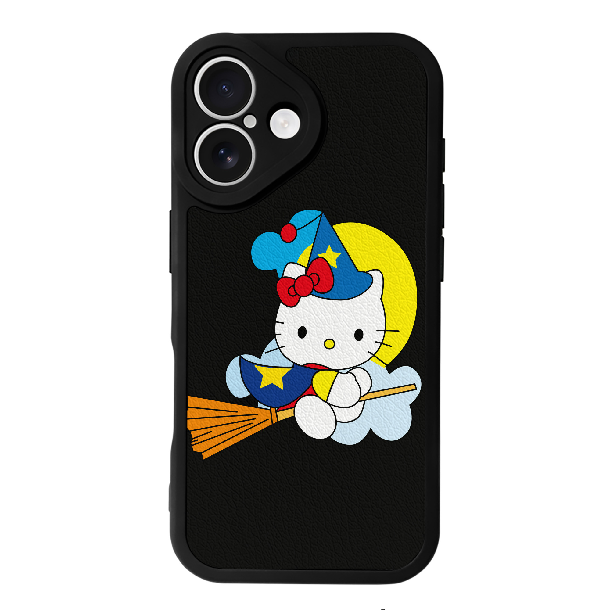 （画像用） Hello Kitty ハローキティ 【iPhone 16シリーズ対応】シリコンスマホケース（レザー調） 材質：シリコン
